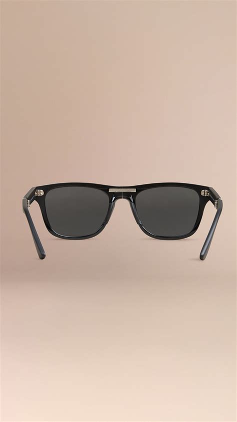 burberry folding rectangular frame sunglasses|burberry glasses frames men's.